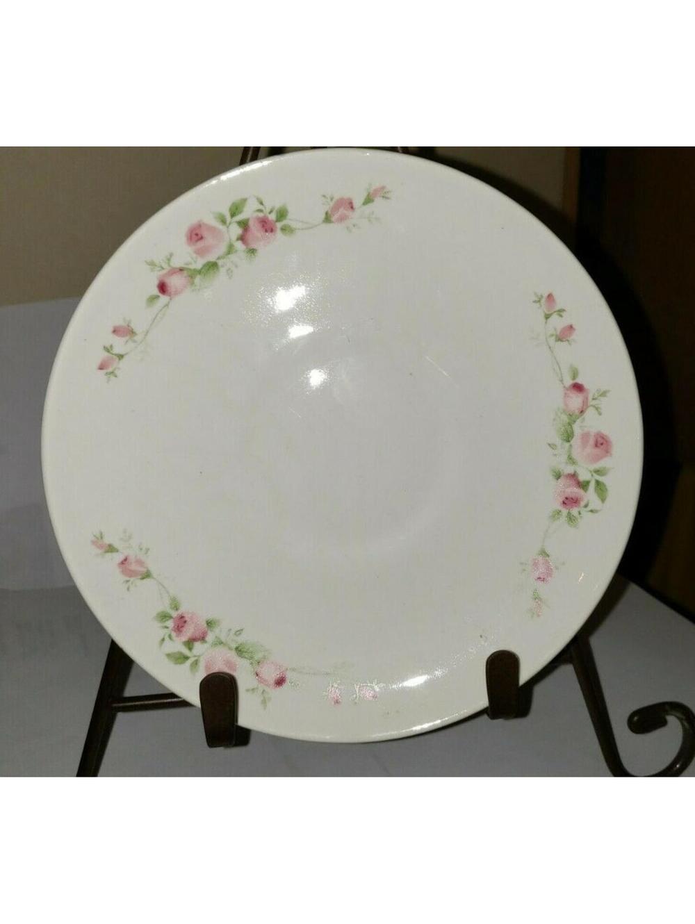 Teacup Saucer With Rose Pattern. 6"